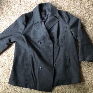 Plus size wool coat
